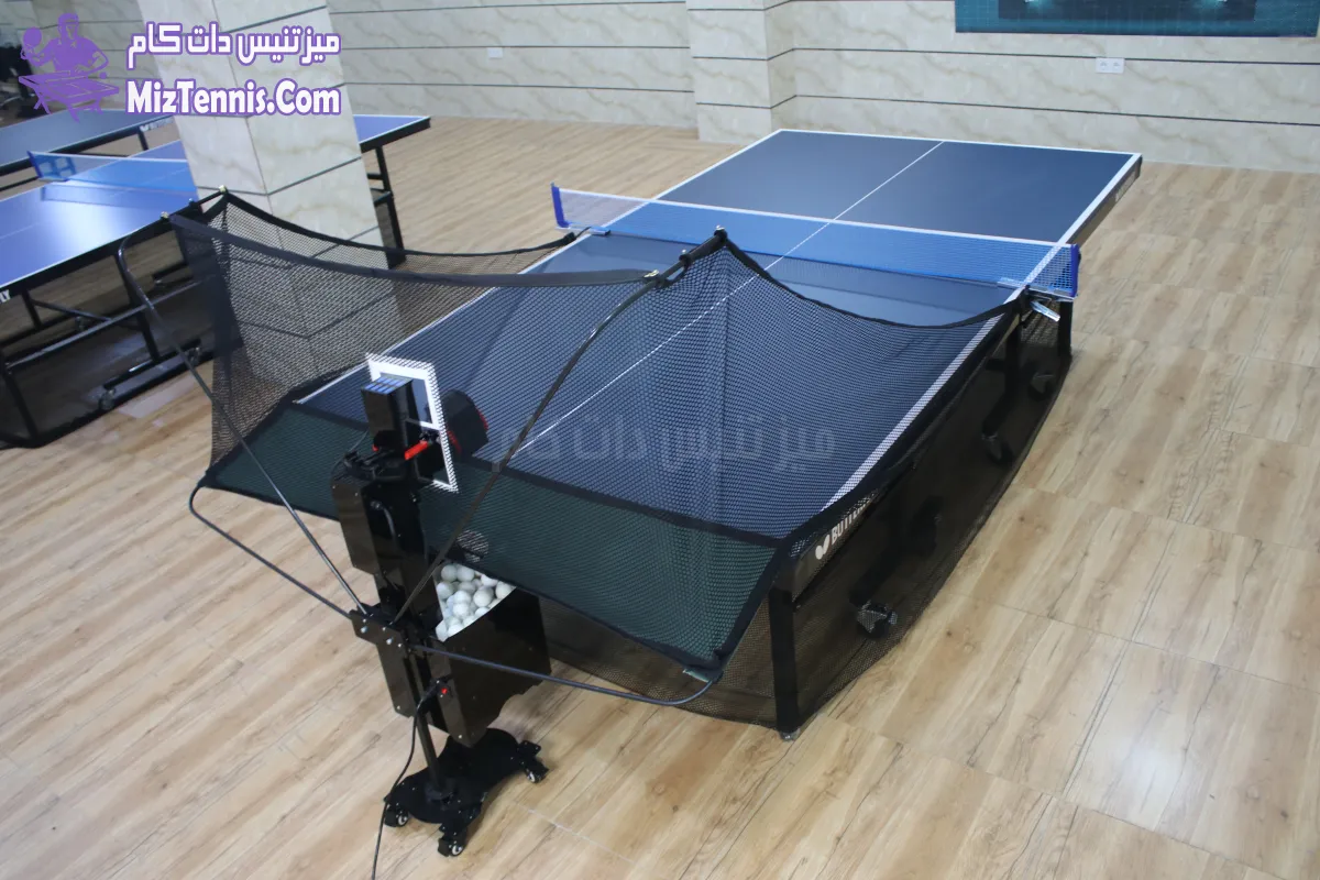 نمای پشت ربات پینگ پنگ Master Pro نیدمد با شاسی تقویتشده